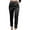 Black, variant on Women's Satin Silky Dress Casual Elastic High Waist Stretch Elegant Pants Trousers Loose Lounge Trousers
