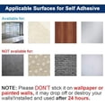 thumbnail image 7 of Self Adhesive Bathroom Towel Bar- Stainless Steel Bath Wall Shelf Rack Hanging Towel Stick On Sticky Hanger Contemporary Style, NO Drilling (1 Pack, Brushed Nickel, 16-Inch Towel Rack), 7 of 7