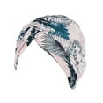 thumbnail image 2 of SPRING PARK Headwrap Flower Print Fiber Fabric Turban Hat Muslim Headscarf Cap Head Wrap, 2 of 7