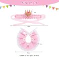 thumbnail image 2 of Pet Princess Costume With Durable Pet Collars, Exquisite Workmanship On Unique Three-Tier Lace, Adjustable And Comfortable For Cats And Small Dogs In Pink, 2 of 7