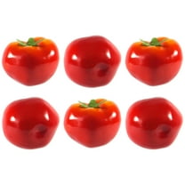 Vasefill 6-Pack Artificial Tomato Red Decorative Vegetable Fruit Fake Tomate