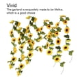 thumbnail image 3 of Guirnalda de Girasoles Artificiales Injueey 5 Piezas Decorativa, 3 of 6