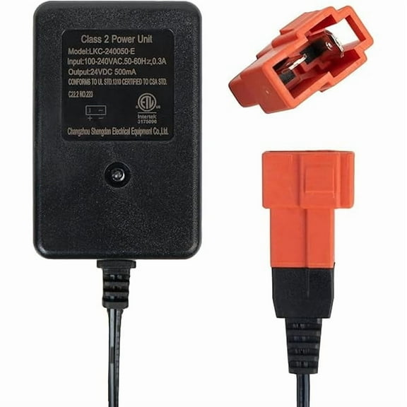 WNiMa3 24V Charger for Kids' Ride-On Toys - 24 Volt Battery Charger for Kids Ride On Cars with Square Plug
