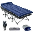 Slsy Folding Camping Cots for Adults, 75"x28" Heavy Duty Sleeping Cots