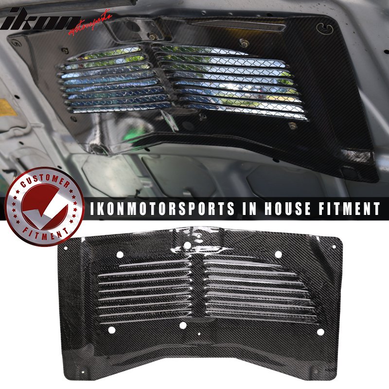 Ikon Motorsports Compatible with 0307 Mitsubishi Evo 8 9 Hood Scoop