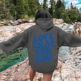 thumbnail image 2 of Tanghaowl Women's Sweatshirts Zip Up Hoodie with Long Sleeve Pullover with Drawstring Pocket Casual Sports Grey M, 2 of 6