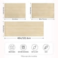 thumbnail image 4 of Haosy Satin Pillowcase for Hair and Skin Standard Cooling Silk Pillow Case with Envelope Closure Soft Light Yellow Wood Grain 20"x30", 4 of 9
