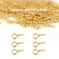 thumbnail image 3 of 200 Piezas de Alfileres de Ojo de Aleación, Accesorios de Joyería, Diseño de Tornillo, Adecuado para la Fabricación de Joyas de Madera de Resina, 3 of 7