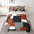 thumbnail image 2 of Castle Fairy Vintage Square Bedding Comforter Set,Abstract Geometric King Bedding Sets, 2 of 8