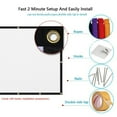 thumbnail image 6 of Projector Screen 150in Double Sided Projection for Home Theater Outdoor Indoor, 6 of 10