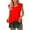 Red, variant on ALLLIST Yellow Ladies Tops Crew Neck Solid Sleeveless Casual Tank Tops Women's Tank Tops XXL