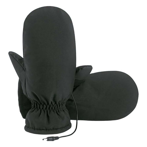 Niaviben Winter Mittens Cold Weather Gloves Women Womens Gloves for Cold Weather Cotton Gloves Wool Liner Gloves Safety Gloves for Men Black One Size