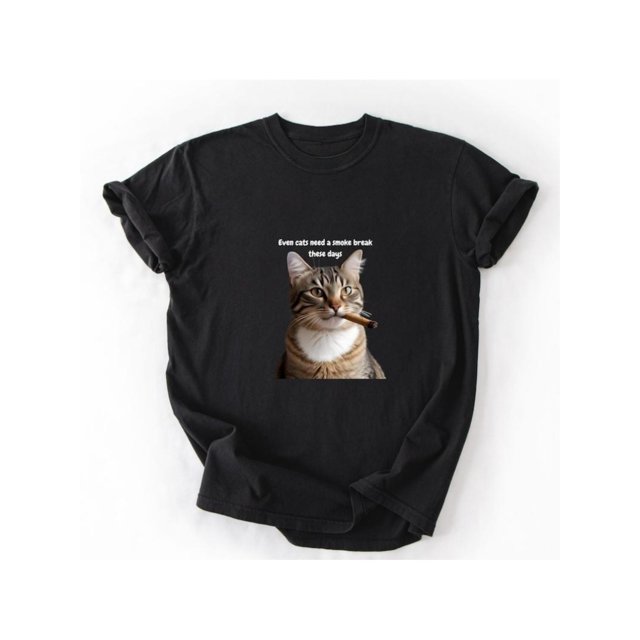 Camiseta divertida de gato político, camiseta anti Trump FDT, camiseta de gato para fumar, camiseta de protesta, regalo demócrata, camiseta de gato gruñón, camiseta.