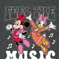 thumbnail image 3 of Disney - Mickey & Friends - Minnie and Daisy Dancing - Feel The Music - Toddler And Youth Short Sleeve Graphic T-Shirt, 3 of 5