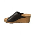 thumbnail image 2 of Papillio by Birkenstock Namica Narrow Suede Wedge Sandal, 42, Black, 2 of 5