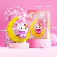 thumbnail image 4 of Sanrio-bloques de construcción de Anime Kawaii para niños, Hello Kitty, Kuromi, My Melody, Cinnamoroll, diamante, conejo, ratón, juguete, regalo de cumpleaños, 4 of 4