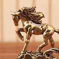 thumbnail image 3 of bestolf Feng Shui Horse Statue 2026 Year of Horse Tabletop Brass Ornaments, 3 of 7