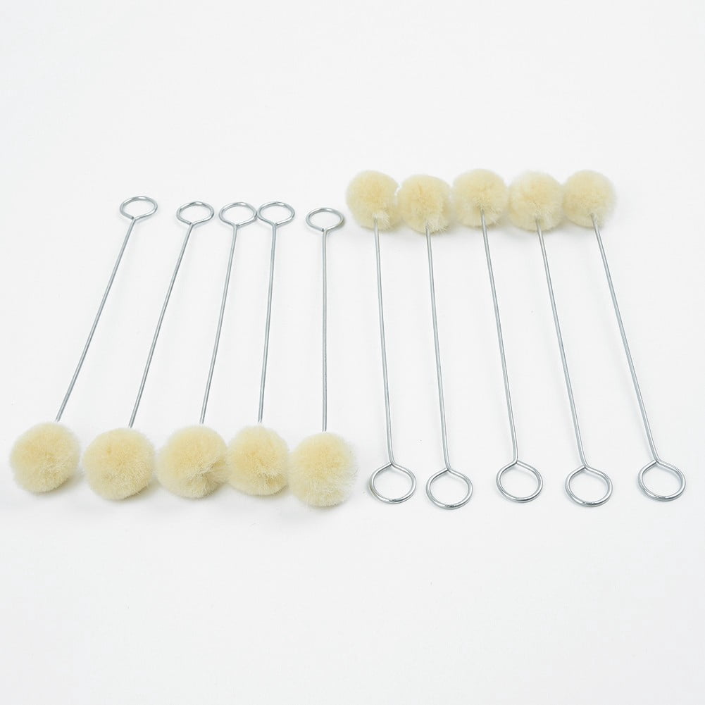 100pcs Leather Craft Wool Leather Dye Dauber & Finish Applicator Kit Tools 150-160mm Dye Tools Leathercraft Supplies