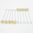 thumbnail image 2 of MYG 100pcs Leather Craft Wool Leather Dye Dauber & Finish Applicator Kit Tools, 2 of 10