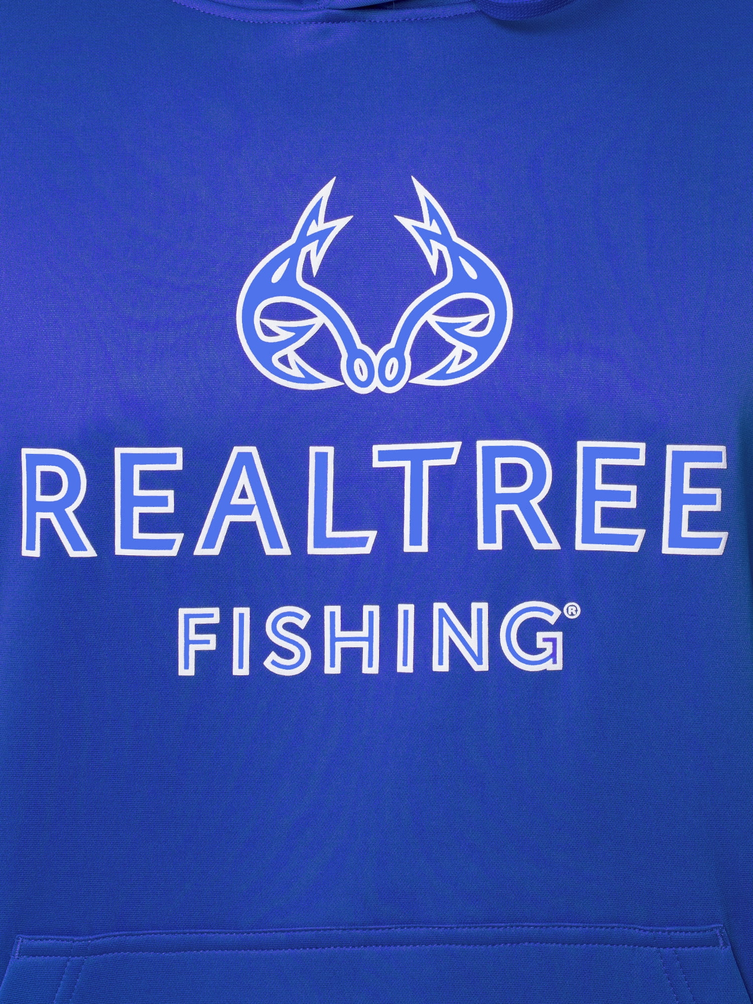 Realtree Fishing Men's Logo Performance Hoodie, Size S-4XL