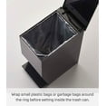 thumbnail image 5 of Yamazaki Home  Step Trash Can, ABS Plastic Black, 5 of 7