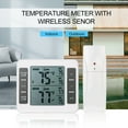 thumbnail image 3 of Temperature ,Display Bedroom Office Meter Max Min Lcd Display Lcd Display Bedroom Temperature Meter Temperature Max Min Lcd Bedroom Office (1 Meter Max Min Eryue, 3 of 7