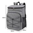 thumbnail image 2 of Bolsa de aislamiento Mochila aislada Bolsa térmica suave Bolsa de hombro a prueba de fugas Ligera e impermeable para viajes al aire libre Camping Picnic Senderismo Pesca Playa, 2 of 7