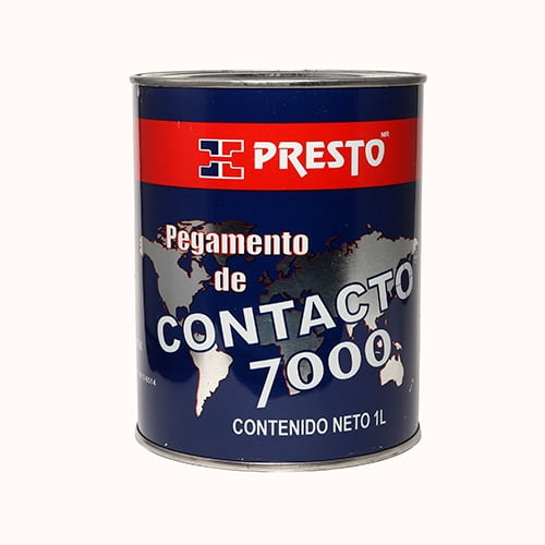 Pegamento Contacto 7000 Lata 1 Lts PRESTO