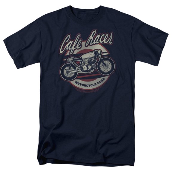Honda Cafe Racer S/S Adult 18/1 T-Shirt Navy