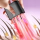 thumbnail image 2 of Aplicador de líquido para el cuero cabelludo hecho de cuerno de vaca. Masajea el cabello con luz roja. Peine guía superior., 2 of 4