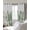White Gray Green, variant on Black Pine Tree Blackout Curtains for Bedroom/Living Room, Thermal Insulated Kitchen Curtains, Vintage Watercolor Botanical Grommet Darkening Window Treatment Drapes 42"x63"x2