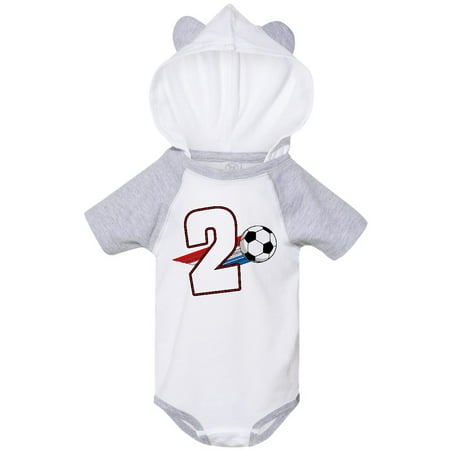 

Inktastic Second Birthday Soccer Gift Baby Boy or Baby Girl Bodysuit