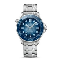 Omega Seamaster Diver 300M Automatic Summer Blue Dial Stainless Steel Men's Watch 210.30.42.20.03.003