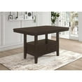thumbnail image 2 of Prentiss Rectangular Counter Height Table with Butterfly Leaf Cappuccino, 2 of 13
