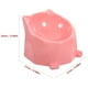thumbnail image 2 of Comedero hexagonal geométrico para perros y gatos, plato creativo de cerámica (rosa), 2 of 8