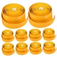 thumbnail image 5 of FOMIYES 10pcs Tennis Racket Grip Tape Anti- Sweat-absorbent PU Material Yellow, 5 of 8