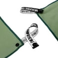 thumbnail image 4 of Toalla de Viaje ZIUDBOC Microfibra de Secado Rápido Súper Absorbente Verde Ejército, 4 of 7