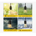 thumbnail image 2 of 10m Guirnalda De Luces 10+1 Focos Exterior Led Impermeable, 2 of 4