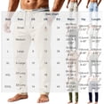 thumbnail image 3 of DayScoop Mens Summer Pants Fashion Trousers Casual Solid Color Outdoors Elastic Waist Drawstring Pocket Full Length Pants, 3 of 5