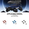 thumbnail image 2 of Baohd RCGOFOLLOW Alliage d'Aluminium Forte Roue Hex Monter RC Mise à Niveau Partie Adaptateur pour 1/18 RC Roue Hex Monter FMS FCX18 RC Voiture Partie Rouge, 2 of 6