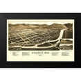 thumbnail image 2 of Stoner 24x16 Black Modern Framed Museum Art Print Titled - Missoula Montana - Stoner 1884, 2 of 5