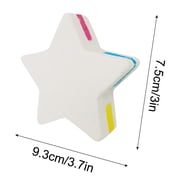 Kieccall 4 Pack Moon Star Bath Bomb Rainbow Bubble Salt Ball For Home Spa Bathroom Relaxation Fragrant Body Cleansing Bath Use Gift