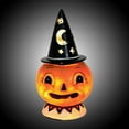 thumbnail image 3 of Halloween Light Up Hat Fellow Resin Halloween Light Spooky H8606 Pumpkin, 3 of 3