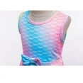 thumbnail image 6 of Girl’s Mermaid Costume Sleeveless Princess Dress Birthday Party Costume Outfits, 6 of 6