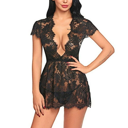 

〖TOTO〗Intimates For Women Lingerie Sleepwear Lace Pajamas Nightwear Underwear