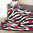 thumbnail image 6 of Sikiie Hearts And Lines1 Ultra-Soft Micro flannel Blanket Luxury All Seasons Warm Blanket for Bedding Sofa and Travel (4 sizes)-50"x40", 6 of 7