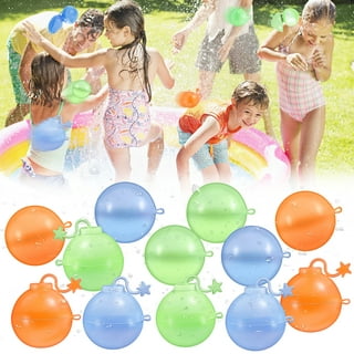Boules d'eau 12 Pack Réutilisable Remplissage rapide Ballons d'eau Bombes  Splash Soaker Ball Summer Outdoor Indoor Water Fight Toy pour enfants  Backyard Pool Activity
