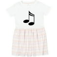 thumbnail image 3 of Inktastic Music Notes Musician Girls Toddler Dress, 3 of 5