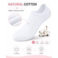 thumbnail image 2 of HIALTODAY Women No Show Socks, Non‑Slip Invisible Low Cut Liner Socks, 6 Pairs Cotton Socks with Exquisite Gift Box, Casual Basic & Fashion Printed Styles for Daily Wear,Size 9-11, 2 of 5