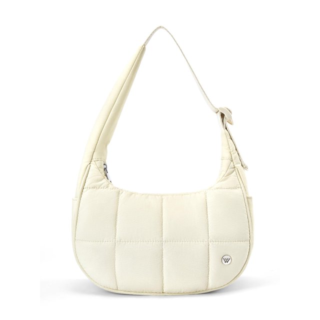 Bolso de hombro WESTBRONCO Small Puffer Crescent Nylon para mujer